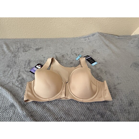 Bali DF3450 EverSmooth Posture Boost Spacer Underwire Bra Nude Beige Size 40C - Picture 1 of 12